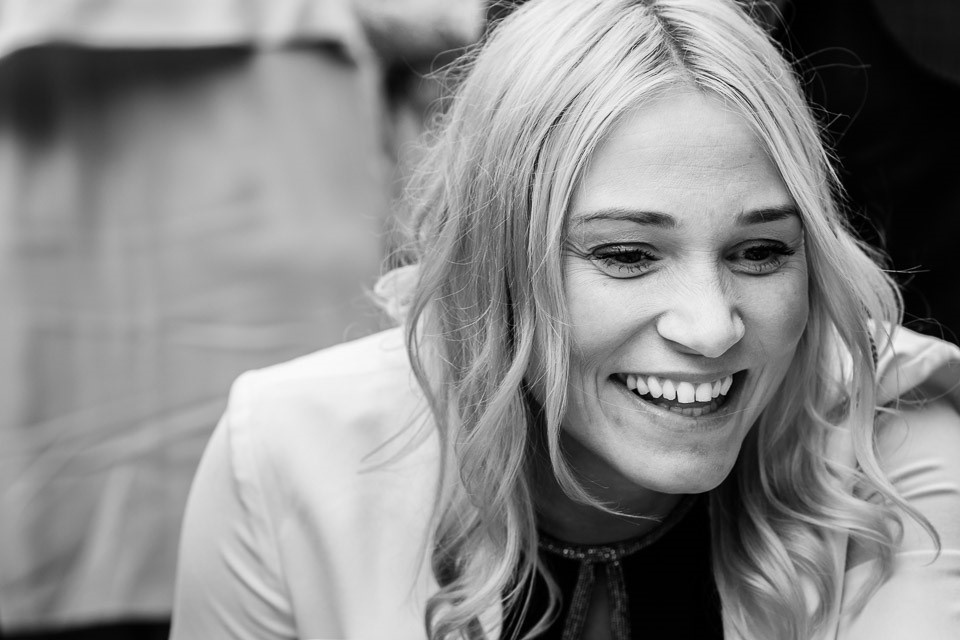 Elin, en kvinne som smiler. 