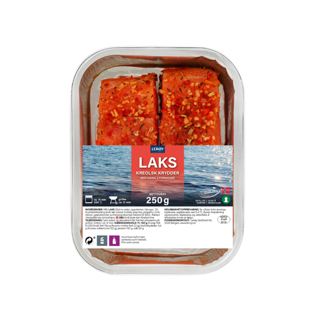 Lerøy laks med Kreolsk krydder